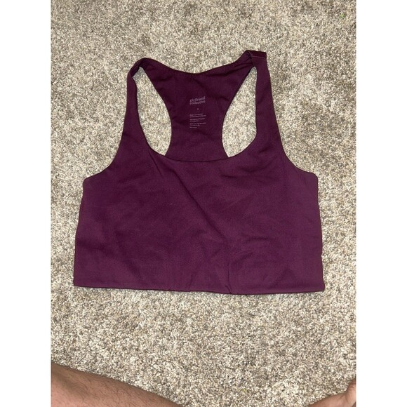 Girlfriend Collective Plum Compression High Rise Legging + Sports Bra Set XS - Picture 3 of 10